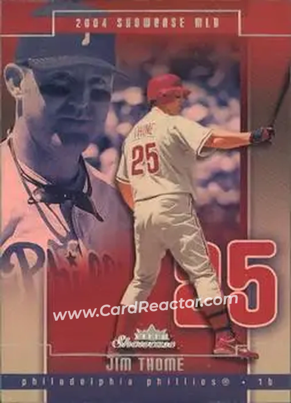 2004 Fleer Showcase #94 - Jim Thome - Philadelphia Phillies - Front