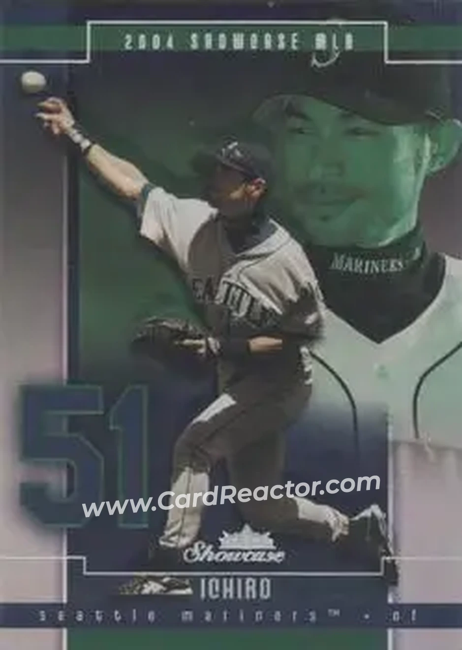 2004 Fleer Showcase #95 - Ichiro - Seattle Mariners - Front 2004 Fleer Showcase #95 - Ichiro - Seattle Mariners - Front