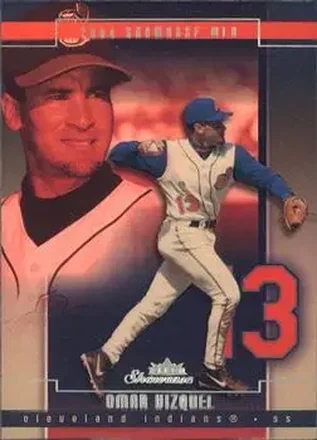 2004 Fleer Showcase #97 - Omar Vizquel - Cleveland Indians