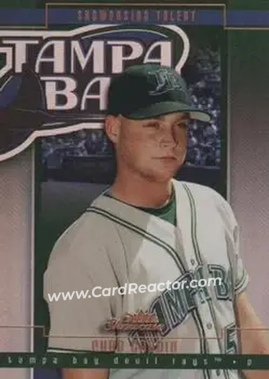 2004 Fleer Showcase #102 - Chad Gaudin - Tampa Bay Devil Rays - Front