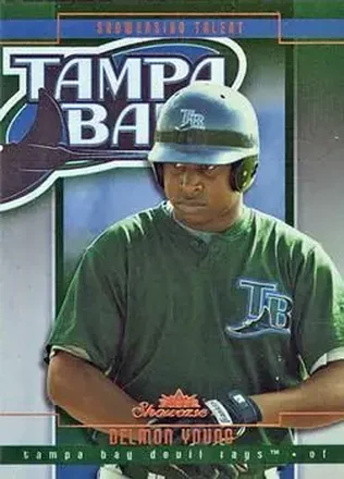 2004 Fleer Showcase #107 - Delmon Young - Tampa Bay Devil Rays
