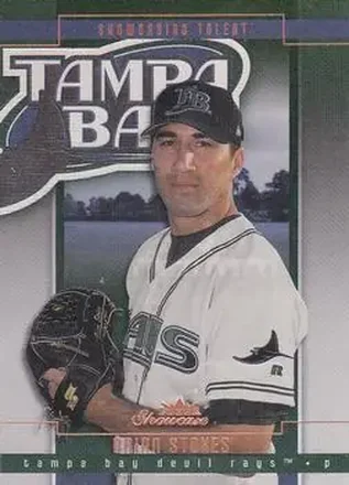 2004 Fleer Showcase #113 - Brian Stokes - Tampa Bay Devil Rays