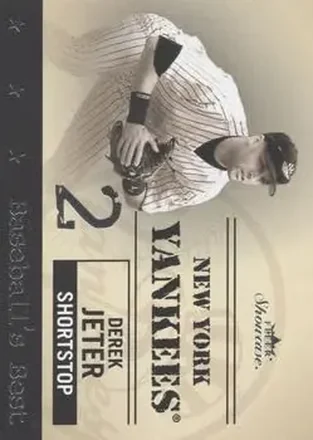 2004 Fleer Showcase - Baseball's Best #1 BB - Derek Jeter - New York Yankees