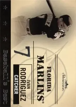 2004 Fleer Showcase - Baseball's Best #6 BB - Ivan Rodriguez - Florida Marlins