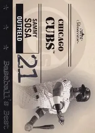 2004 Fleer Showcase - Baseball's Best #9 BB - Sammy Sosa - Chicago Cubs