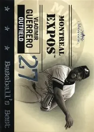 2004 Fleer Showcase - Baseball's Best #10 BB - Vladimir Guerrero - Montreal Expos