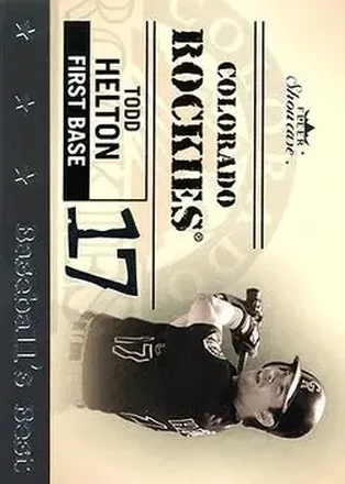 2004 Fleer Showcase - Baseball's Best #13 BB - Todd Helton - Colorado Rockies