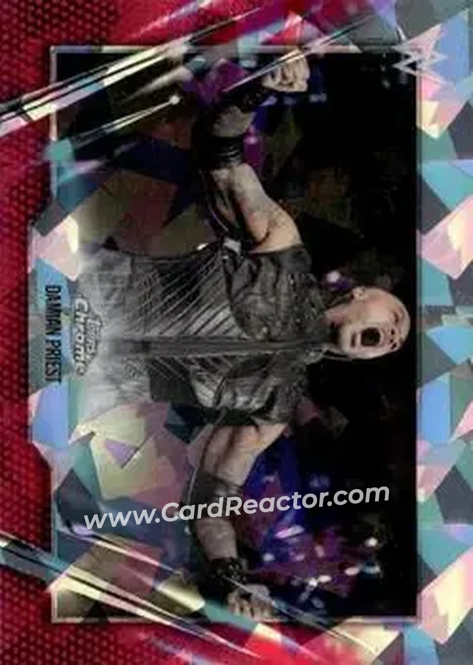 2026 Topps Chrome Sapphire Edition WWE - Padparadscha #43 - Damian Priest - Front 2026 Topps Chrome Sapphire Edition WWE - Padparadscha #43 - Damian Priest - Front