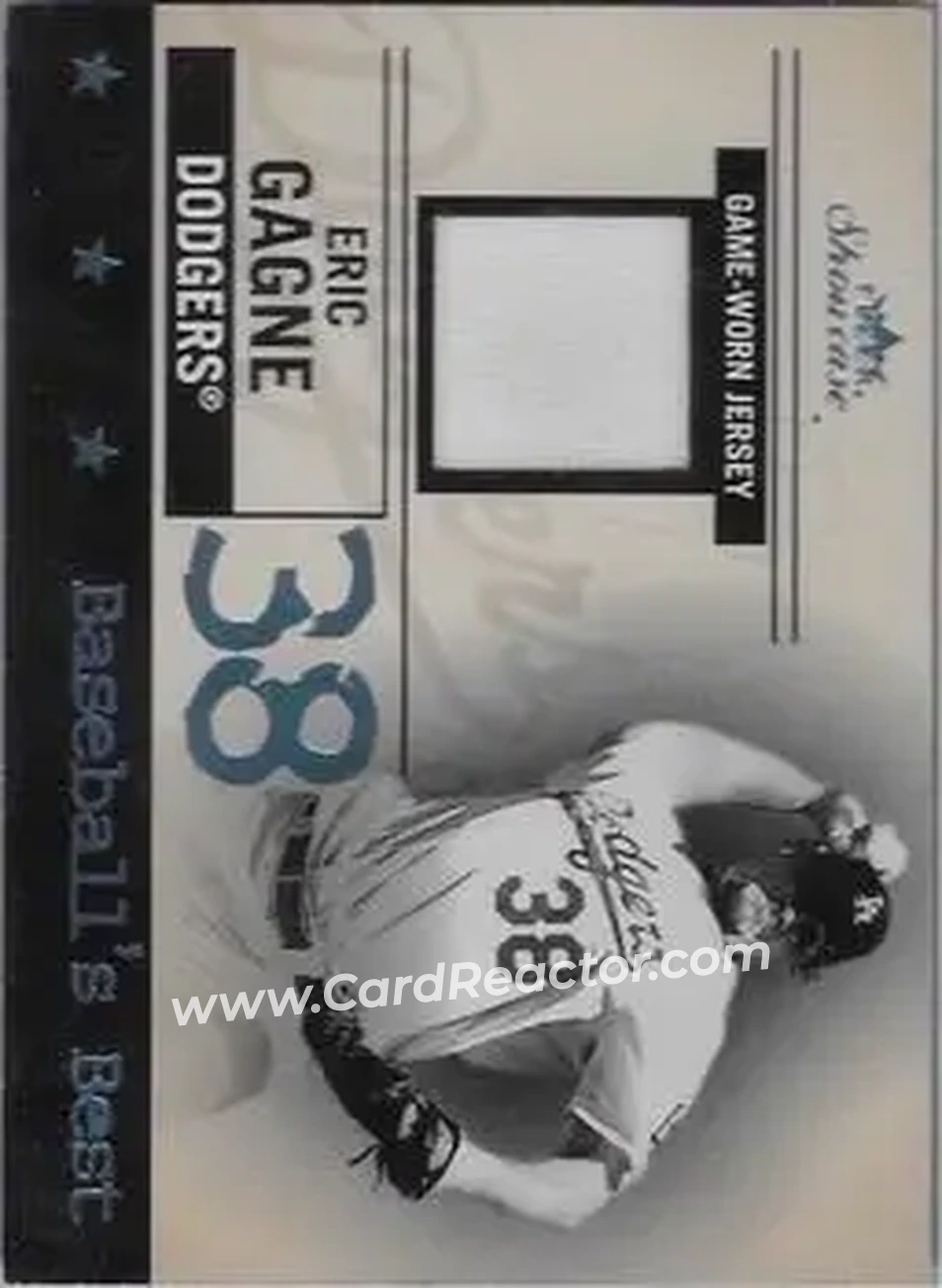 2004 Fleer Showcase - Baseball's Best Game-Worn #BB/EG - Eric Gagne - Los Angeles Dodgers - Front