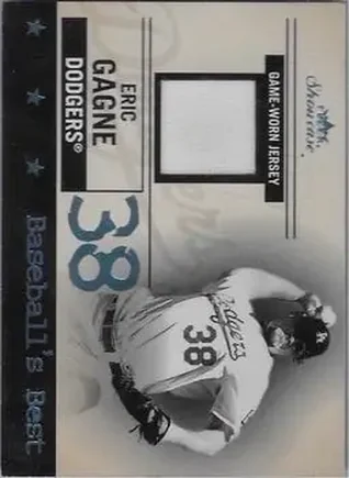 2004 Fleer Showcase - Baseball's Best Game-Worn #BB/EG - Eric Gagne - Los Angeles Dodgers