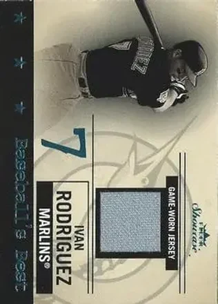 2004 Fleer Showcase - Baseball's Best Game-Worn #BB/IR - Ivan Rodriguez - Florida Marlins