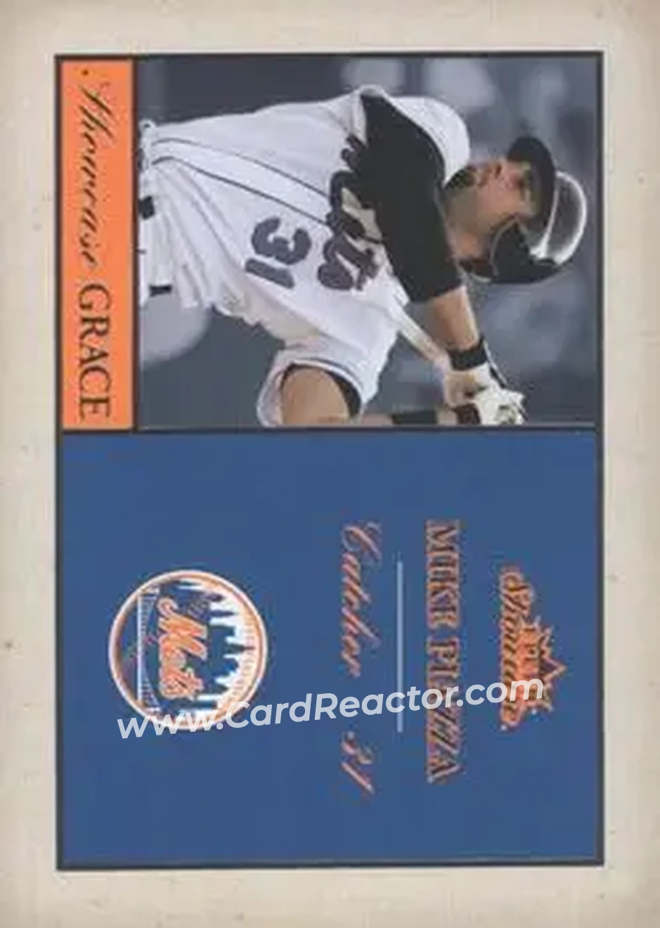 2004 Fleer Showcase - Showcase Grace #4 SG - Mike Piazza - New York Mets - Front