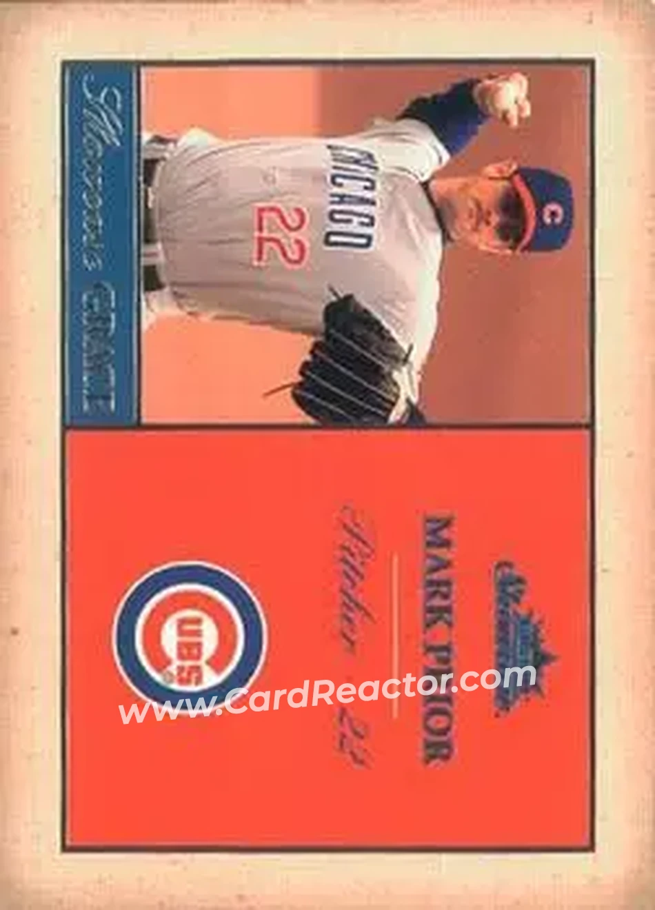 2004 Fleer Showcase - Showcase Grace #5 SG - Mark Prior - Chicago Cubs - Front 2004 Fleer Showcase - Showcase Grace #5 SG - Mark Prior - Chicago Cubs - Front