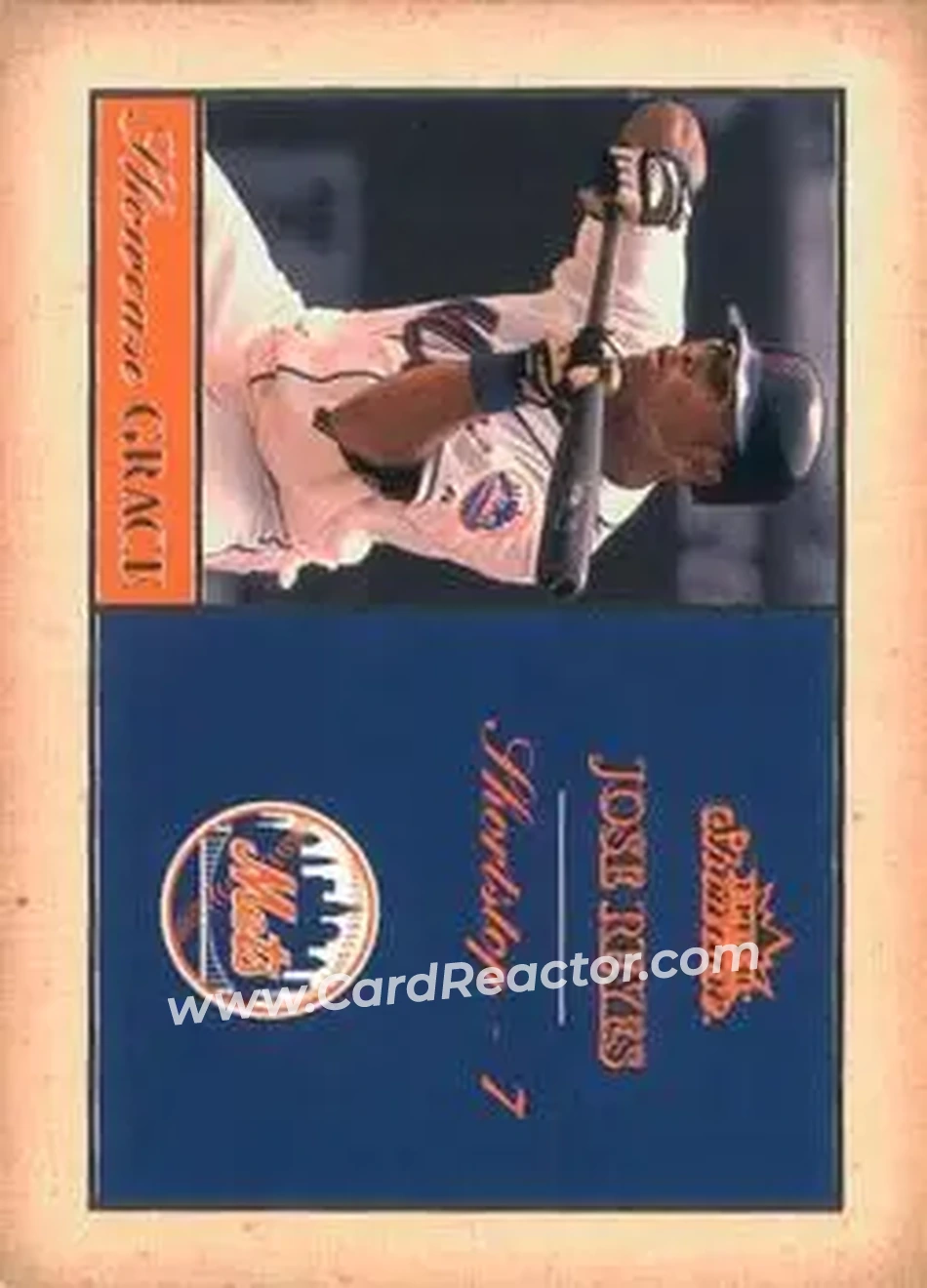 2004 Fleer Showcase - Showcase Grace #6 SG - Jose Reyes - New York Mets - Front