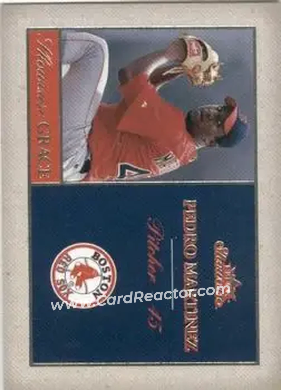 2004 Fleer Showcase - Showcase Grace #8 SG - Pedro Martinez - Boston Red Sox - Front