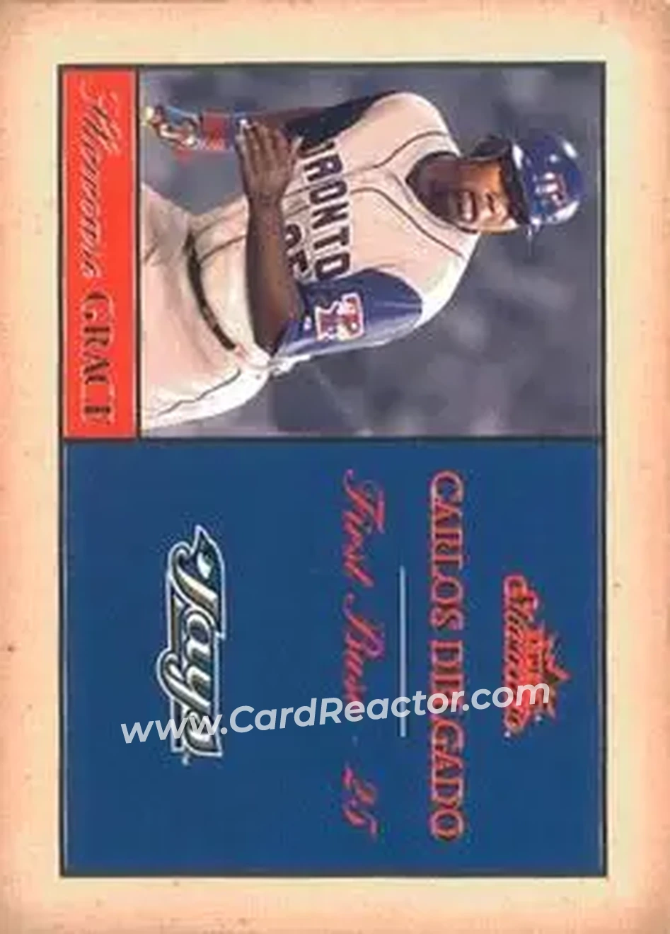 2004 Fleer Showcase - Showcase Grace #16 SG - Carlos Delgado - Toronto Blue Jays - Front