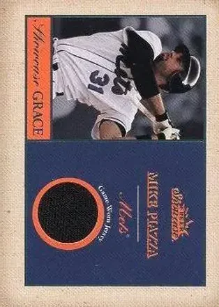 2004 Fleer Showcase - Showcase Grace Game-Worn #SG-MP - Mike Piazza - New York Mets