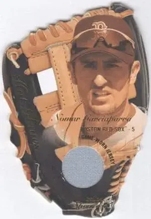 2004 Fleer Showcase - Hot Gloves Game-Worn #HG-NG - Nomar Garciaparra - Boston Red Sox