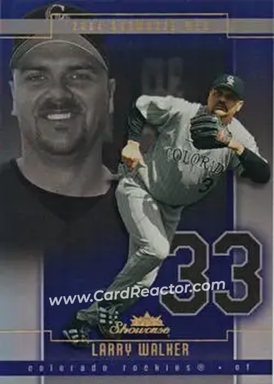 2004 Fleer Showcase - Legacy Collection #13 - Larry Walker - Colorado Rockies - Front