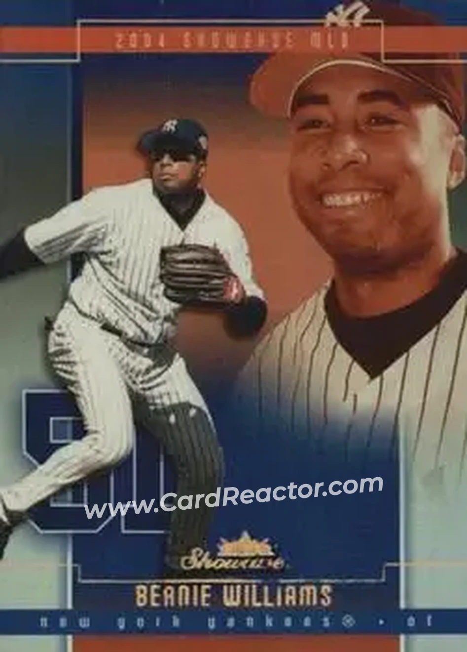 2004 Fleer Showcase - Legacy Collection #14 - Bernie Williams - New York Yankees - Front