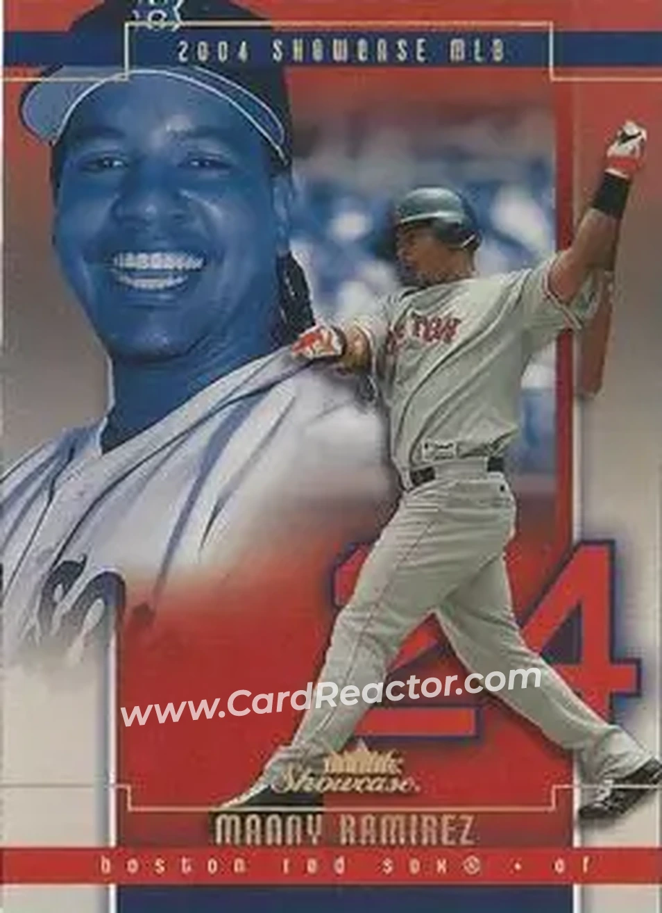 2004 Fleer Showcase - Legacy Collection #16 - Manny Ramirez - Boston Red Sox - Front