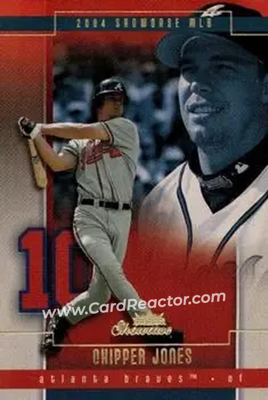 2004 Fleer Showcase - Legacy Collection #22 - Chipper Jones - Atlanta Braves - Front