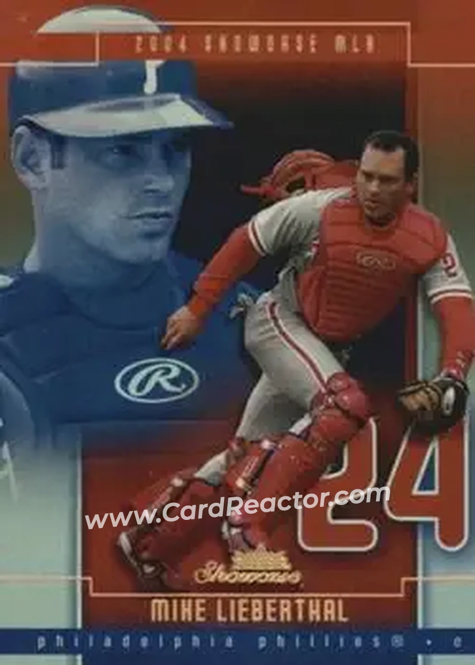2004 Fleer Showcase - Legacy Collection #29 - Mike Lieberthal - Philadelphia Phillies - Front