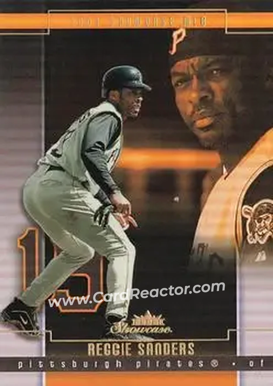 2004 Fleer Showcase - Legacy Collection #30 - Reggie Sanders - Pittsburgh Pirates - Front