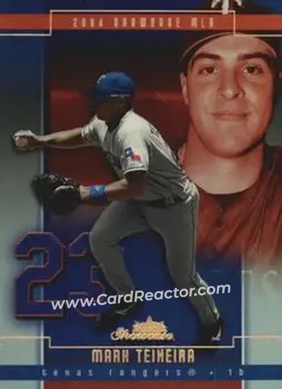 2004 Fleer Showcase - Legacy Collection #33 - Mark Teixeira - Texas Rangers - Front