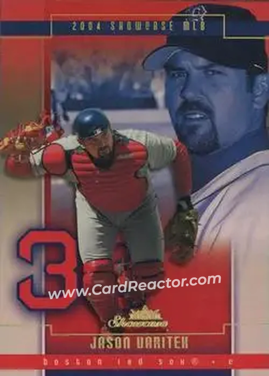 2004 Fleer Showcase - Legacy Collection #38 - Jason Varitek - Boston Red Sox - Front