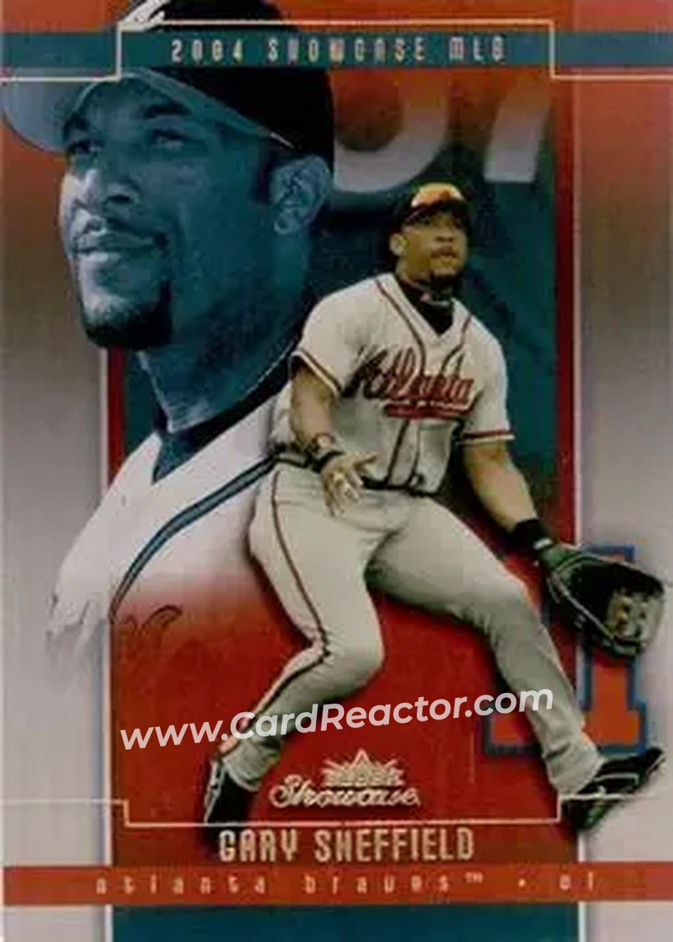 2004 Fleer Showcase - Legacy Collection #43 - Gary Sheffield - Atlanta Braves - Front