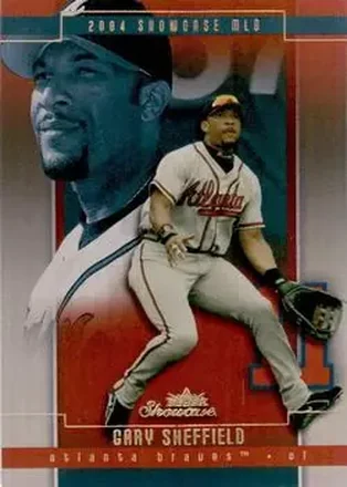 2004 Fleer Showcase - Legacy Collection #43 - Gary Sheffield - Atlanta Braves