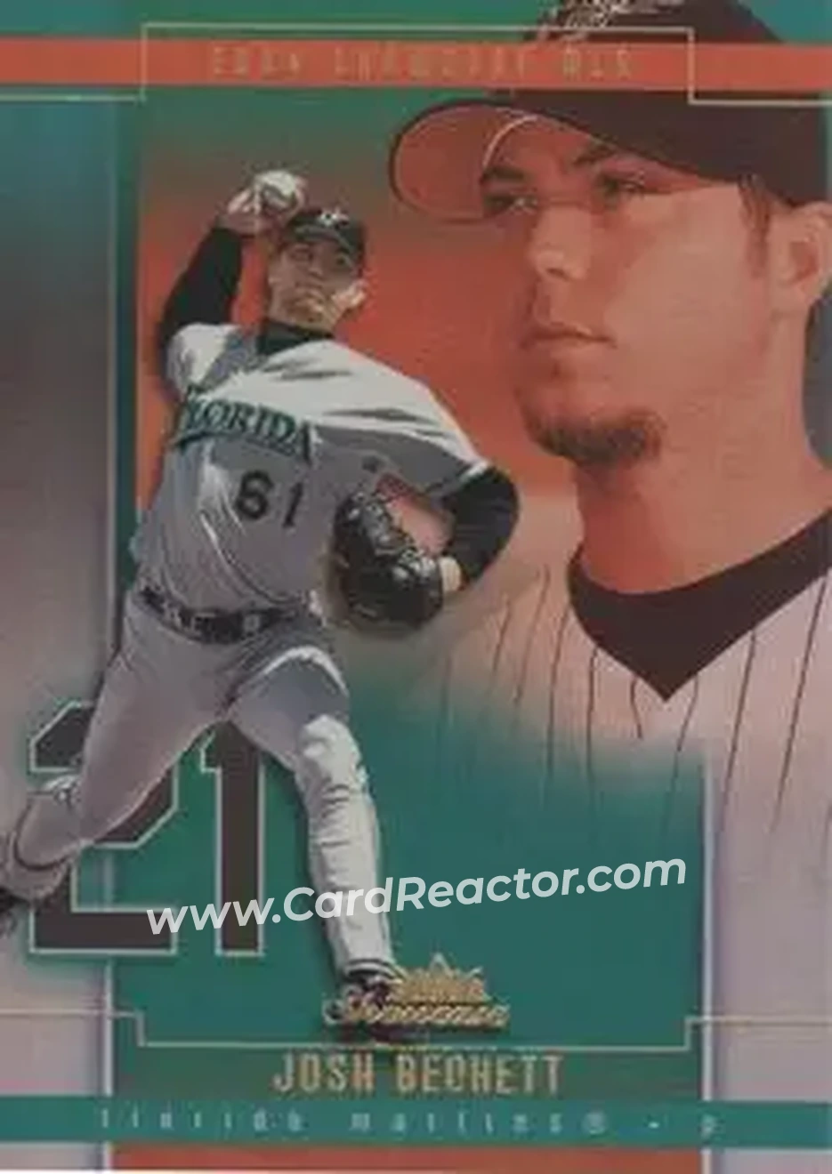 2004 Fleer Showcase - Legacy Collection #64 - Josh Beckett - Florida Marlins - Front