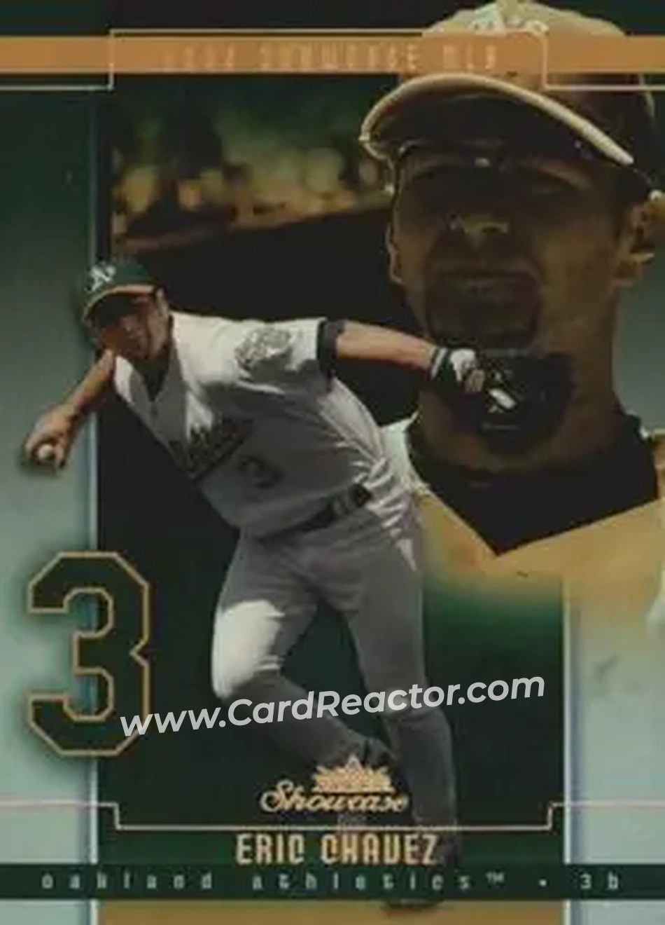 2004 Fleer Showcase - Legacy Collection #65 - Eric Chavez - Oakland Athletics - Front