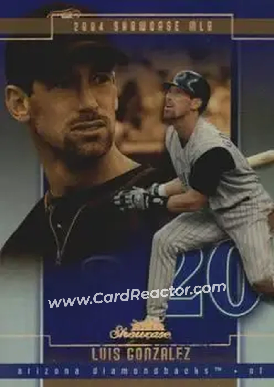 2004 Fleer Showcase - Legacy Collection #75 - Luis Gonzalez - Arizona Diamondbacks - Front