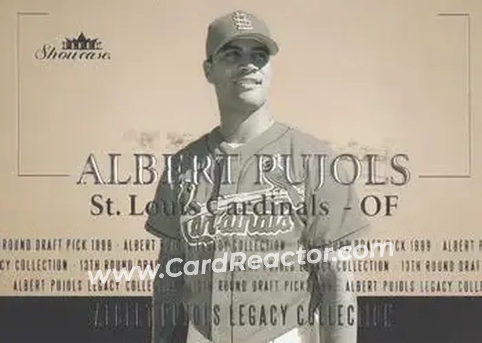 2004 Fleer Showcase - Pujols Legacy Collection #1L - Albert Pujols - St. Louis Cardinals - Front