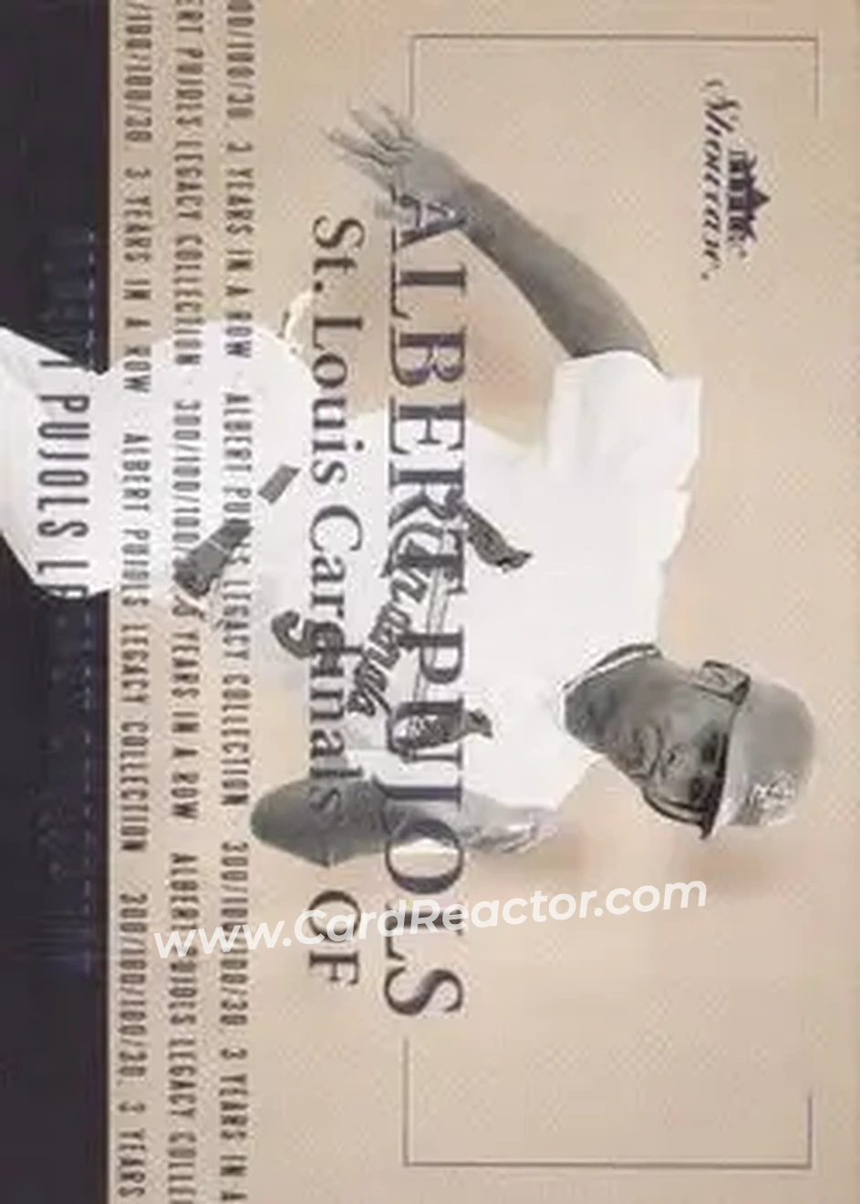 2004 Fleer Showcase - Pujols Legacy Collection #8L - Albert Pujols - St. Louis Cardinals - Front