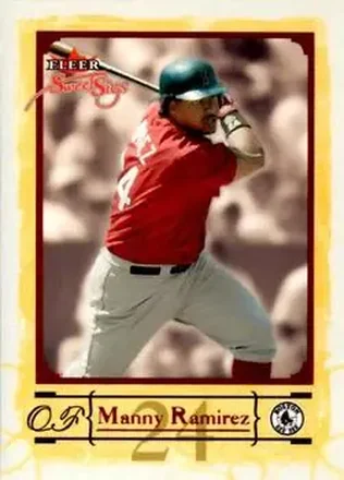 2004 Fleer Sweet Sigs #1 - Manny Ramirez - Boston Red Sox