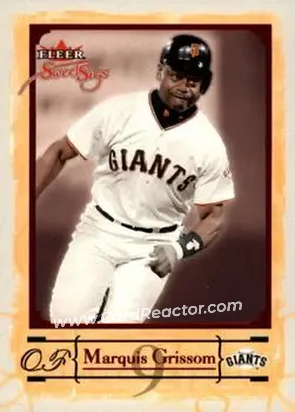 2004 Fleer Sweet Sigs #6 - Marquis Grissom - San Francisco Giants - Front