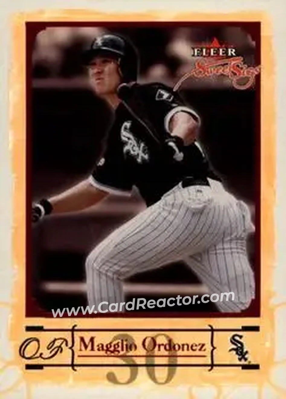 2004 Fleer Sweet Sigs #8 - Magglio Ordonez - Chicago White Sox - Front