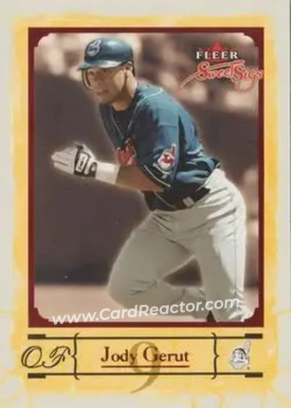 2004 Fleer Sweet Sigs #11 - Jody Gerut - Cleveland Indians - Front