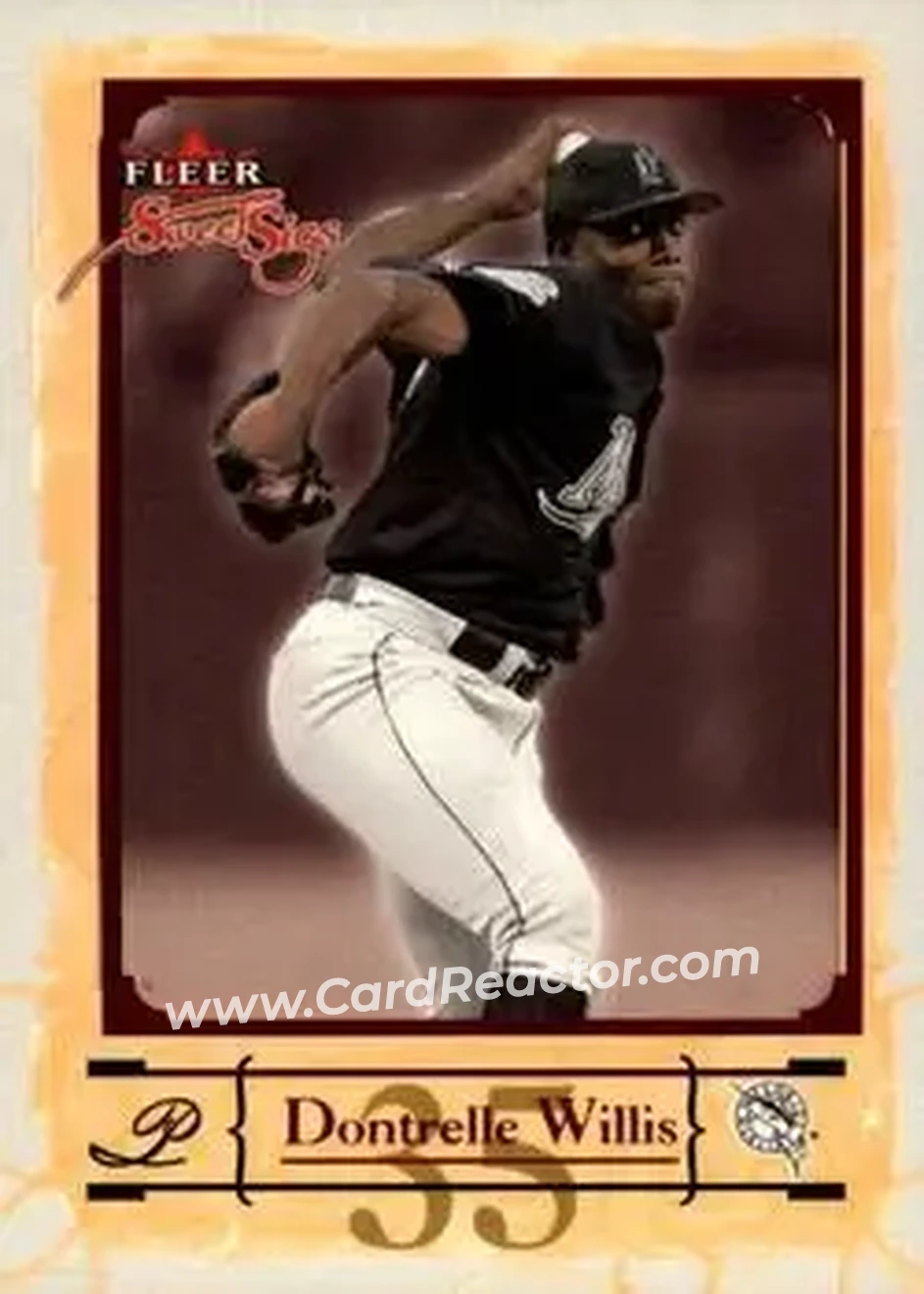 2004 Fleer Sweet Sigs #12 - Dontrelle Willis - Florida Marlins - Front