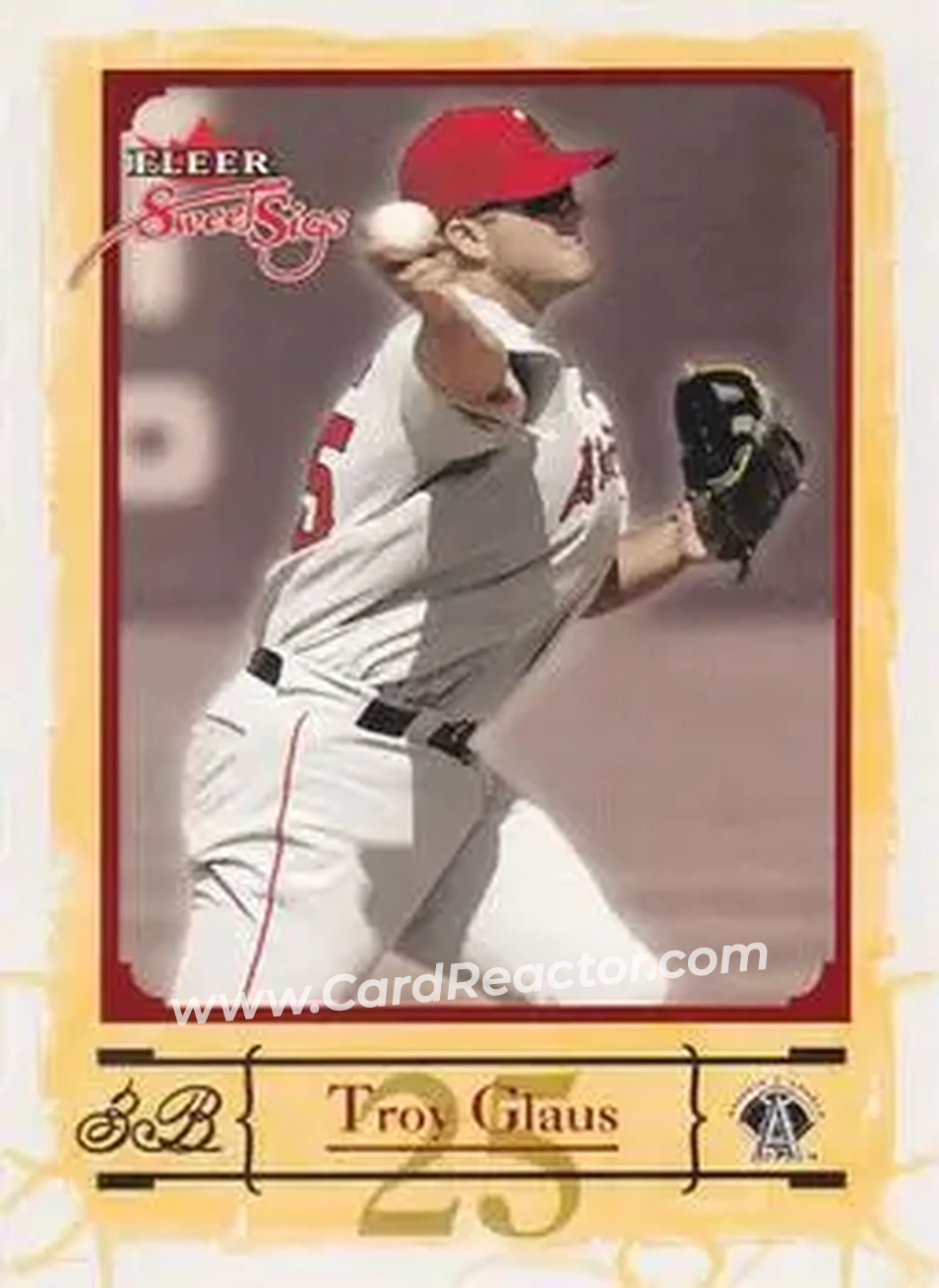 2004 Fleer Sweet Sigs #18 - Troy Glaus - Anaheim Angels - Front 2004 Fleer Sweet Sigs #18 - Troy Glaus - Anaheim Angels - Front