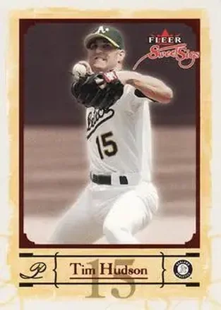 2004 Fleer Sweet Sigs #20 - Tim Hudson - Oakland Athletics