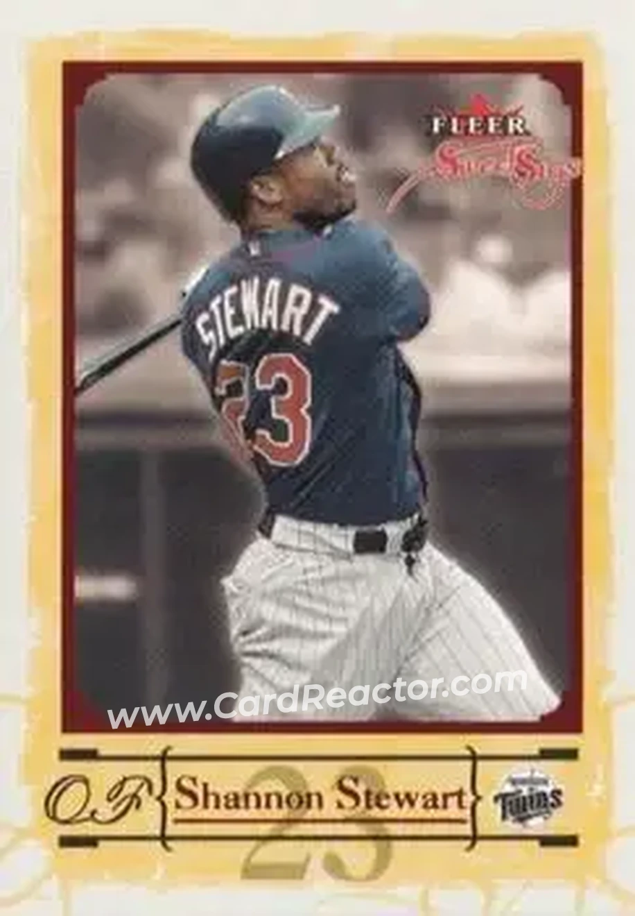 2004 Fleer Sweet Sigs #21 - Shannon Stewart - Minnesota Twins - Front