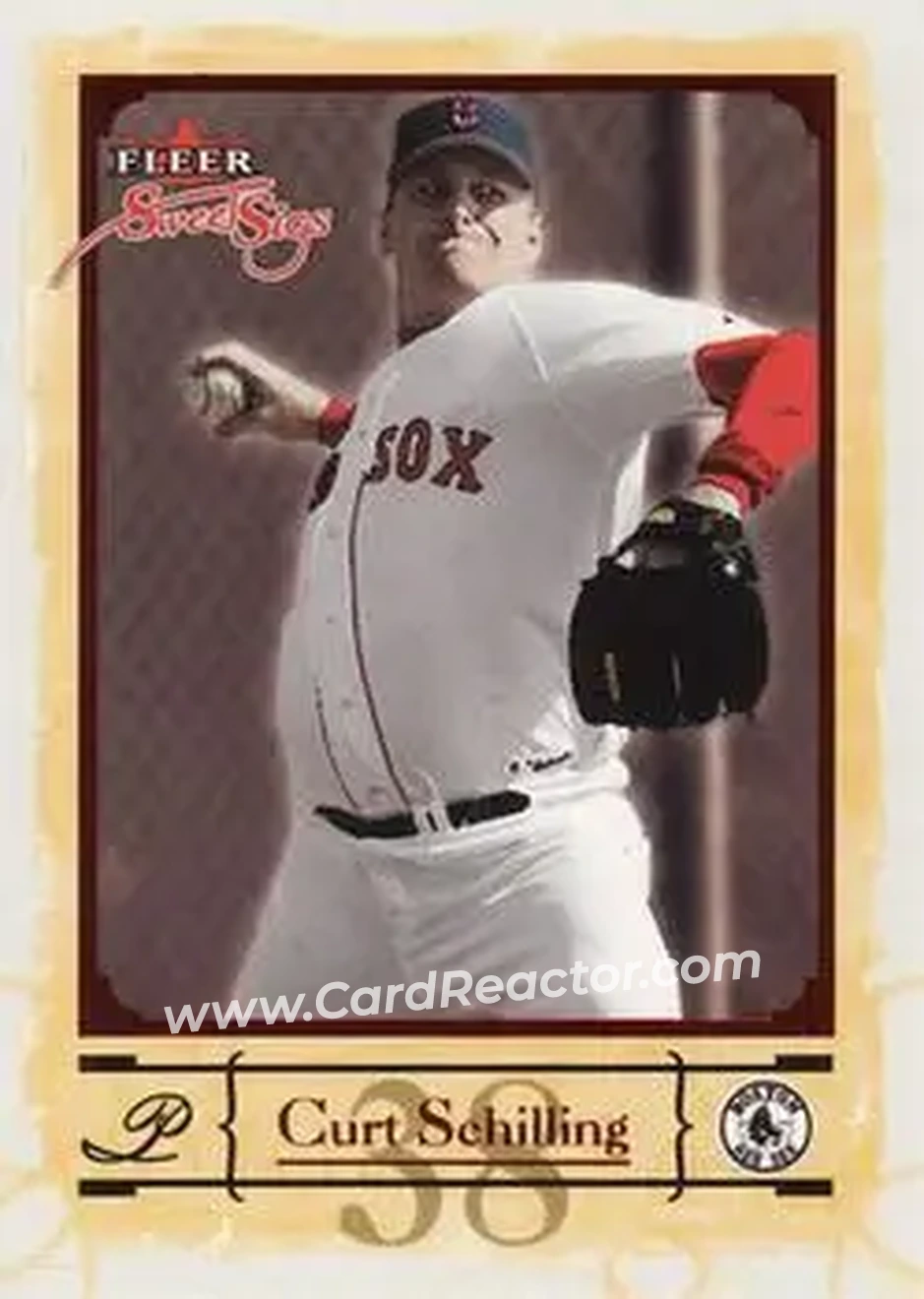 2004 Fleer Sweet Sigs #23 - Curt Schilling - Boston Red Sox - Front