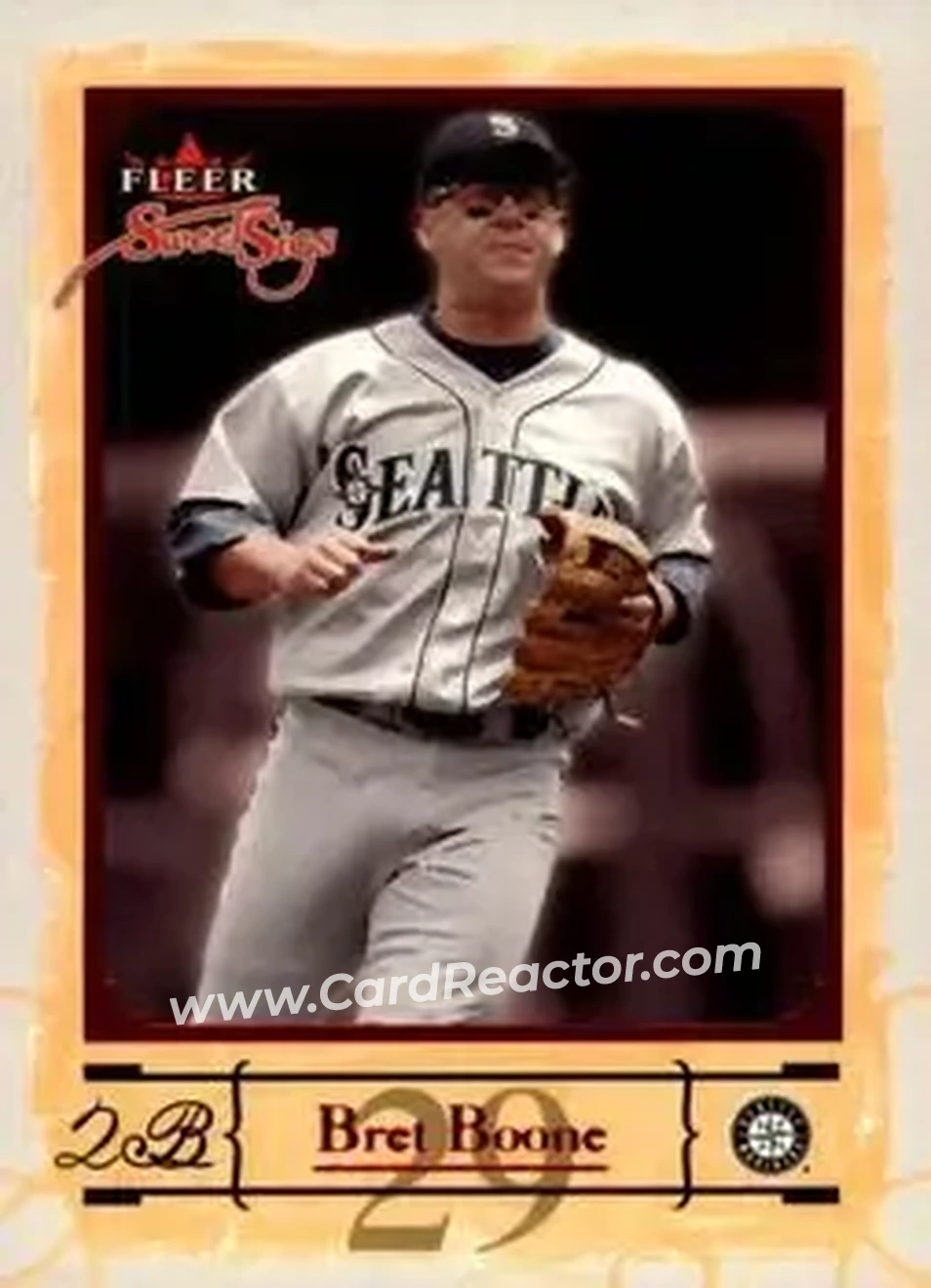 2004 Fleer Sweet Sigs #24 - Bret Boone - Seattle Mariners - Front