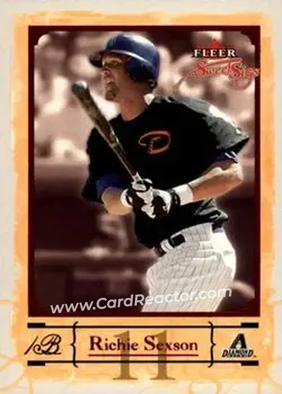 2004 Fleer Sweet Sigs #25 - Richie Sexson - Arizona Diamondbacks - Front