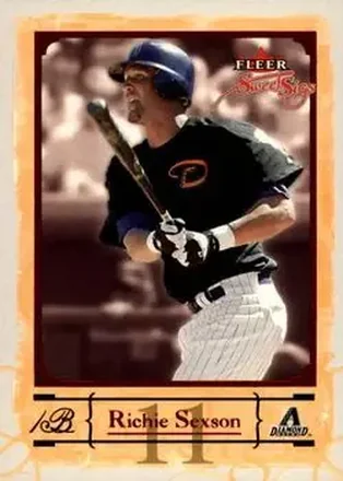 2004 Fleer Sweet Sigs #25 - Richie Sexson - Arizona Diamondbacks