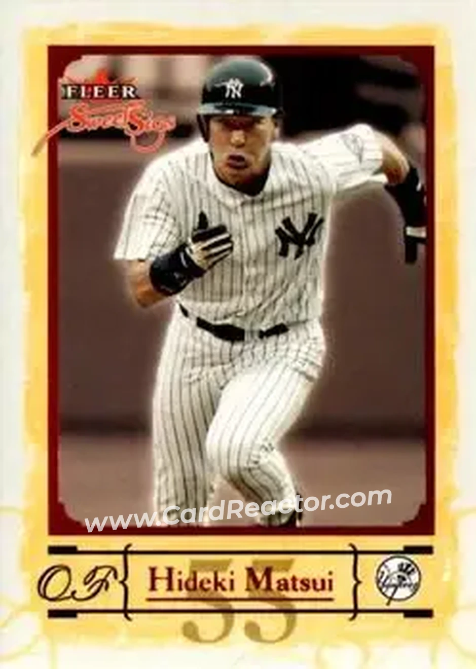 2004 Fleer Sweet Sigs #26 - Hideki Matsui - New York Yankees - Front